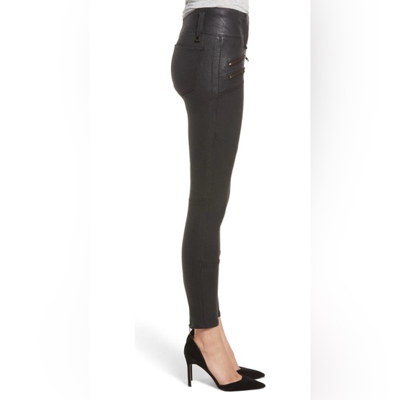 HUDSON JEANS HIGH WAIST COATED SKINNY JEANS SIZE 31 - Picture 3 of 12